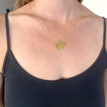 Load image into Gallery viewer, Jack Russell Pendant Necklace - 14k Gold Plated Heart  - WeeShopyDog
