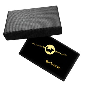 Cardigan Corgi Charm Bracelet - 14K Gold Plated - WeeShopyDog