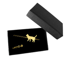 Load image into Gallery viewer, Cat Bracelet - 14K Gold-Plated - WeeShopyDog
