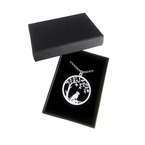 Pug Little Tree Of Life Pendant Necklace - Silver/14K Gold-Plated - WeeShopyDog