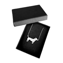 Load image into Gallery viewer, Jack Russell Pendant Necklace - Silver/14K Gold-Plated |Line
