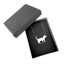 Load image into Gallery viewer, Cat Necklace - Silver Pendant - WeeShopyDog
