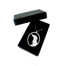 Load image into Gallery viewer, Dachshund Pendant Necklace - Silver/14K Gold-Plated |Image - WeeShopyDog
