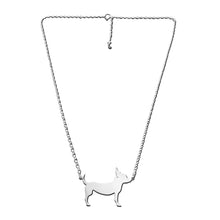 Load image into Gallery viewer, Chihuahua Pendant Necklace - Silver |Line - WeeShopyDog
