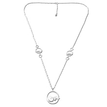 Load image into Gallery viewer, Dachshund Pendant Necklace - Silver |3 Dog Circle - WeeShopyDog

