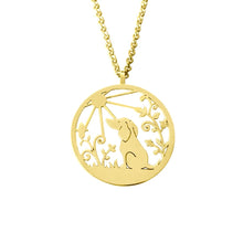 Load image into Gallery viewer, Dachshund Sunshine Pendant Necklace - 14K Gold-Plated - WeeShopyDog
