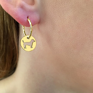 Jack Russell Earrings - 14K Gold-Plated - WeeShopyDog