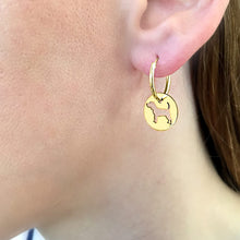 Load image into Gallery viewer, Beagle Earrings - 14K Gold-Plated - WeeShopyDog
