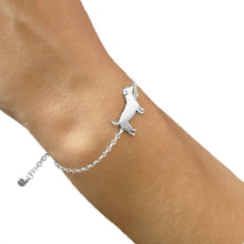 Load image into Gallery viewer, Jack Russell Bracelet - Silver - WeeShopyDog
