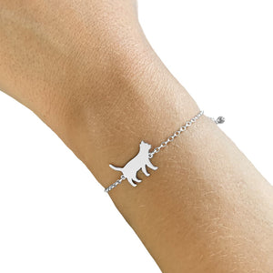 Cat Bracelet - Silver - WeeShopyDog