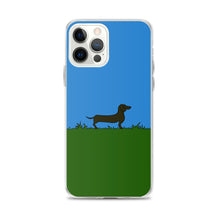 Load image into Gallery viewer, Dachshund Line Grass - iPhone Case
