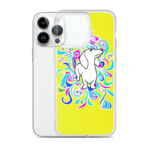 Dachshund Flower Color - iPhone Case