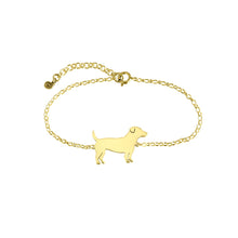 Load image into Gallery viewer, Jack Russell Bracelet - 14K Gold-Plated - WeeShopyDog
