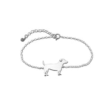 Load image into Gallery viewer, Jack Russell Bracelet - Silver - WeeShopyDog
