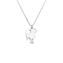 Load image into Gallery viewer, Jack Russell Pendant Necklace - Silver - WeeShopDog
