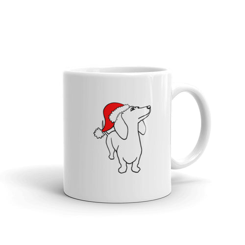 Dachshund Christmas Santa - Mug - WeeShopyDog