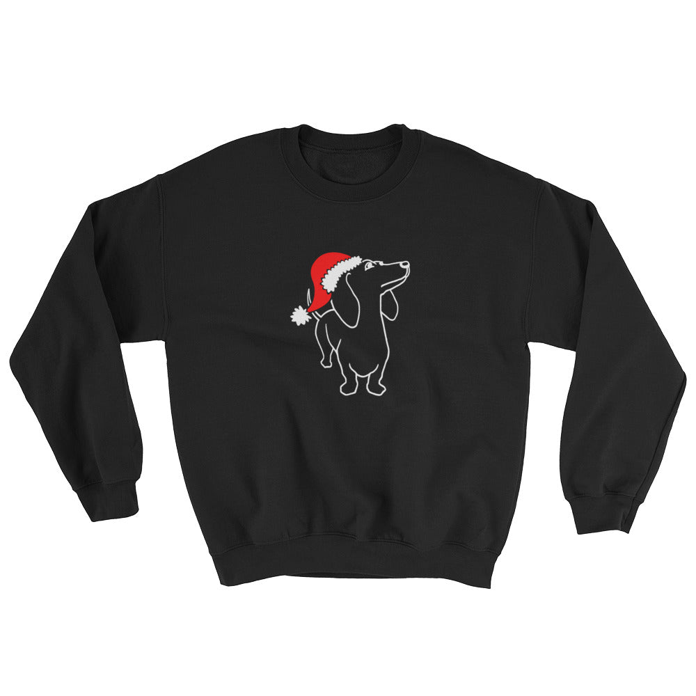 Dachshund Christmas Santa - Sweatshirt - WeeShopyDog