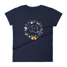 Load image into Gallery viewer, Dachshund Christmas Bells - Women&#39;s T-shirt - WeeShopyDog
