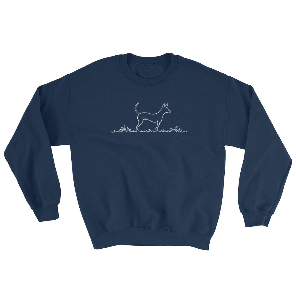 Chihuahua Grass - Sweatshirt - WeeShopyDog