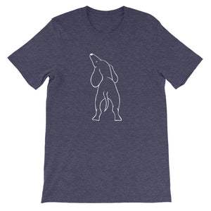 Dachshund Ahead - Unisex/Men's T-shirt - WeeShopyDog