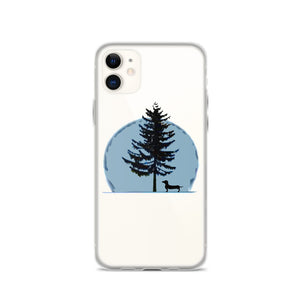 Dachshund Christmas Tree - iPhone Case
