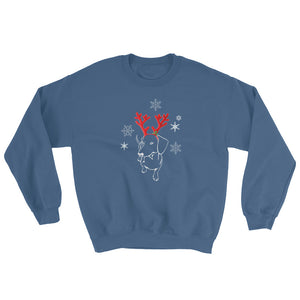 Dachshund Christmas Moose - Sweatshirt - WeeShopyDog