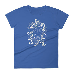 Dachshund Flower - Women's T-shirt - WeeShopyDog