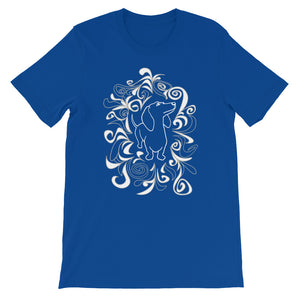 Dachshund Flower - Unisex/Men's T-shirt - WeeShopyDog