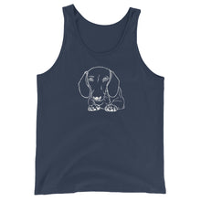 Load image into Gallery viewer, Dachshund Paws - Unisex/Men&#39;s Tank Top - WeeShopyDog
