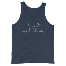Load image into Gallery viewer, Chihuahua Grass - Unisex/Men&#39;s Tank Top - WeeShopyDog
