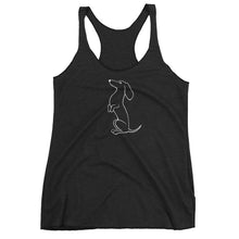 Load image into Gallery viewer, Dachshund Sit-up - Women&#39;s Tank Top - WeeShopyDog
