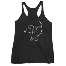 Load image into Gallery viewer, Dachshund Up - Women&#39;s Tank Top - WeeShopyDog
