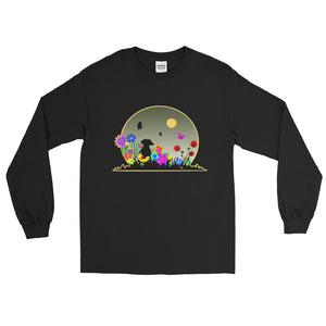 Dachshund Blossom - Long Sleeve T-Shirt - WeeShopyDog