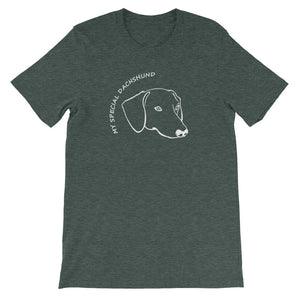 My Special Dachshund - Unisex/Men's T-shirt - WeeShopyDog
