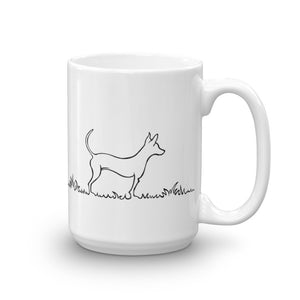 Chihuahua Grass - Mug - WeeShopyDog