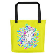 Load image into Gallery viewer, Dachshund Flower Color - Color Tote Bag - WeeShopyDog
