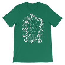 Load image into Gallery viewer, Dachshund Cute Flower - Unisex/Men&#39;s T-shirt - WeeShopyDog
