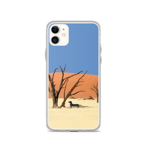 Dachshund Namibia View - iPhone Case