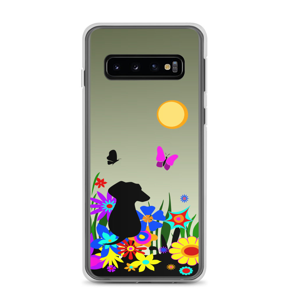 Dachshund Blossom - Samsung Case - WeeShopyDog