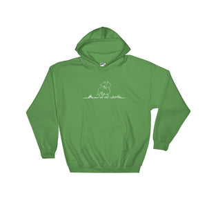 Dachshund Beauty Grass - Hooded Sweatshirt - WeeShopyDog