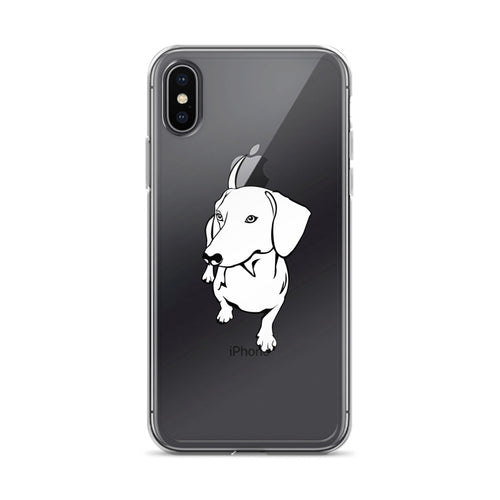 Dachshund Cute - iPhone Case - WeeShopyDog