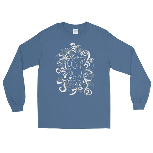 Dachshund Flower - Long Sleeve T-Shirt - WeeShopyDog