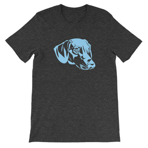 Dachshund Blue - Unisex/Men's T-shirt - WeeShopyDog