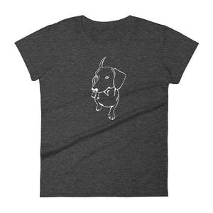 Dachshund Cute - Women's T-shirt - WeeShopyDog
