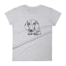 Load image into Gallery viewer, Dachshund Paw - Women&#39;s T-shirt - WeeShopyDog
