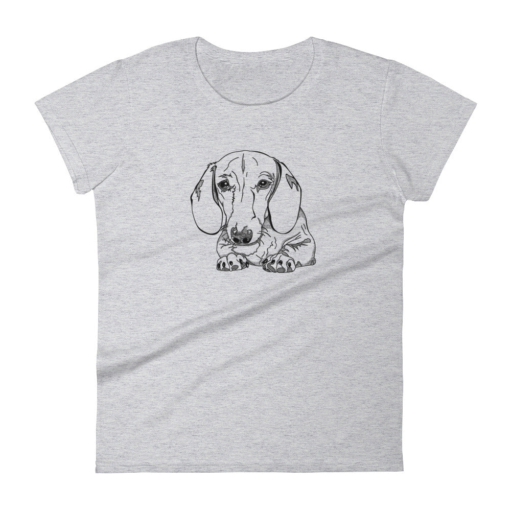 Dachshund Paw - Women's T-shirt - WeeShopyDog