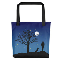 Load image into Gallery viewer, Dachshund Moon - Color Tote Bag - WeeShopyDog
