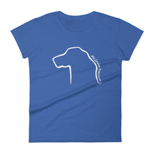 Load image into Gallery viewer, My Golden Retriever Outline - Women&#39;s T-shirt - WeeShopyDog

