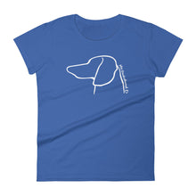 Load image into Gallery viewer, My Dachshund Outline - Women&#39;s T-shirt - WeeShopyDog
