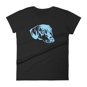 Dachshund Blue - Women's T-shirt - WeeShopyDog